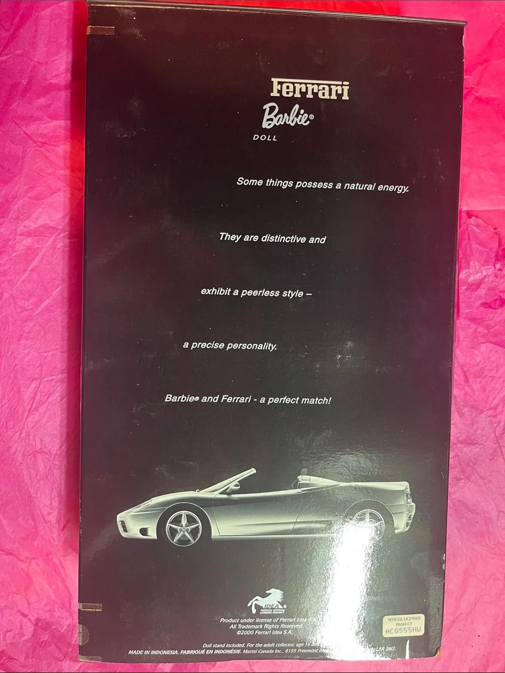 Ferrari Barbie Collectible Doll in Red - Official Brand Collaboration